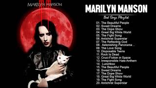 Marilyn Manson Greatest Hits Full Album  Best Songs Of Marilyn Manson Playlist 2021 [upl. by Mensch]