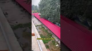 Guangdong Foshan Liansu Yangming resin tileThe installation method of the twosided slope of th [upl. by Egroj]