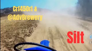 Crf450rl  AdvBrewery on a wr250x In Some Silt His Video First dualsportlife [upl. by Nidnal30]