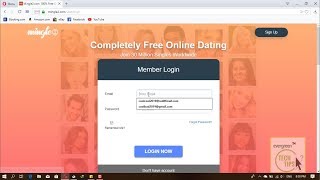 Mingle2 Login Sign In  Dating Online Login  Dating Guide  Web Tech Tutorial [upl. by Idoux152]