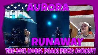 AURORA  RUNAWAY  The 2015 Nobel Peace Prize Concert  REACTION  Fascinating she is [upl. by Durr276]