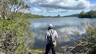 Hiking and Fishing  Joseph D Grant County Park San Jose Bass Fishing [upl. by Czarra]