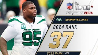 37 Quinnen Williams DT Jets  Top 100 Players of 2024 [upl. by Farron]