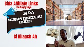 Sida Digistore24 Affiliate Link Loo Xayaysiiyo Si bilaash Ah  Sida Loo Sameeyo Xayaysiin 2024 [upl. by Arual689]