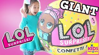 LOL SURPRISE GIANT BALL OPENING WORLDS BIGGEST Limited Edition Doll Unboxing Kids Toys and Joys [upl. by Letsirhc333]