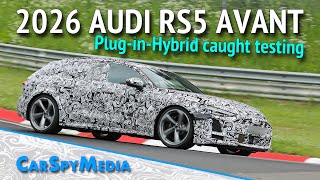 2026 Audi Sport RS5 Avant PluginHybrid Prototype Spied Nürburgring Testing With Unemotional Sound [upl. by Harrad858]