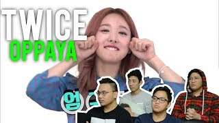 TWICE  OPPAYA on WEEKLY IDOL Try not to fanboy challenge [upl. by Yesdnik647]