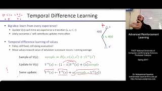 Reinforcement Learning 11  Temporal Difference Learning QLearning Urdu [upl. by Atkins136]