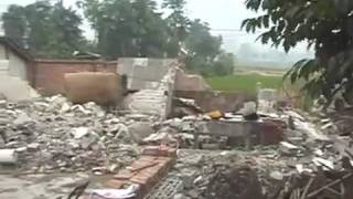 Wenchuan Sichuan China Earthquake filmed by Yingying Huang [upl. by Yattirb]