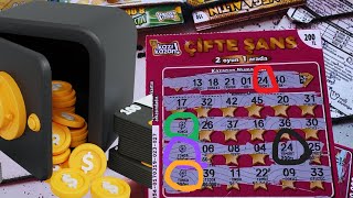 2 Different New Scratch Cards Big Win Game of Chance [upl. by Enwad609]