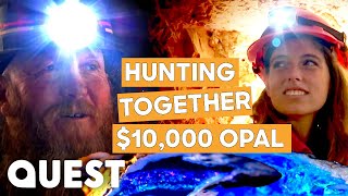 The Bushmen Find 10000 Worth Of Opal  Outback Opal Hunters [upl. by Neelia]