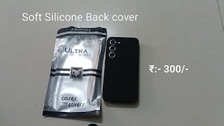 S23 Back cover Black  Soft Silicone  ₹ 300 [upl. by Odille]