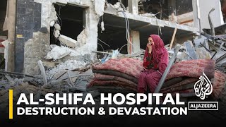 Israel’s destruction of Gaza’s alShifa Hospital [upl. by Silver]