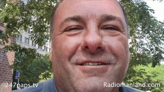 James Gandolfini Interview In Tribeca By Radioman [upl. by Elburt]