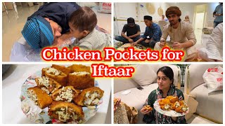 How I made Chicken Pockets Very Easy Quick amp Yummy Recipe Iftaar Snack [upl. by Airrej636]