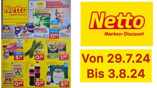 NETTO Prospekt Werbung Gültig von 29724 bis 3824Werbungde [upl. by Sauncho]