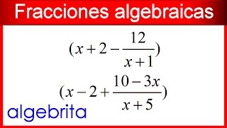 Multiplicación de fracciones algebraicas mixtas 142 [upl. by Thibaut]