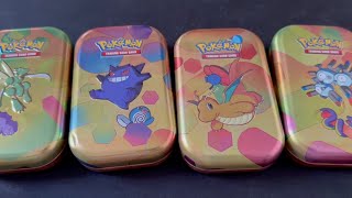 OPENING Pokemon Scarlet amp Violet 151 Mini Tin 5Pack  IS IT GOOD   costco finds [upl. by Aserat]