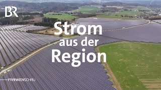 Energiewende konkret Strom aus der Region mit Sonne Wind Gas und Co  Frankenschau  BR [upl. by Katrina715]