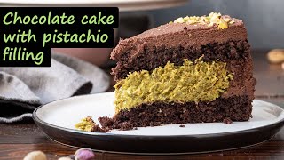 quotDubaiquot Chocolate Pistachio Cake [upl. by Anirtek]