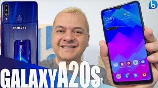 NOVO GALAXY A20S  MELHOR DO QUE O GALAXY A20 ANÁLISE  REVIEW [upl. by Gnet]