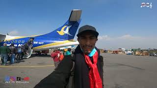 Kathmandu to tumlingtar Vlog Flight Reupload 2078 Buddha Air [upl. by Krys]