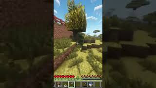 Confection D’un jardin 🪴 Minecraft Survie Ep 2 minecraft youtubeshorts gaming [upl. by Kirk]