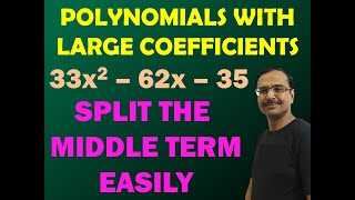 Splitting the Middle Term Large Coefficients  Part 3 [upl. by Kathrine877]