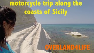 motorcycle trip along the coasts of Sicily [upl. by Fahy283]