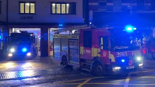 A411  A412  West Hampstead’s Pumps turning out to an emergency  London Fire Brigade [upl. by Hershell472]