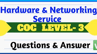 HNS COC LEVEL 3 2015 ECNetworking Service COC Level III [upl. by Dwane679]