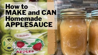 How to make Homemade Applesauce [upl. by Schnorr]