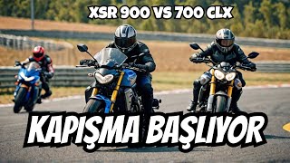 450NK KAPIŞMA yamaha xsr900 vs 700clx teaser [upl. by Fisher]