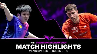 Fan Zhendong vs Patrick Franziska  MS R16  WTT Champions Incheon 2024 [upl. by Nylirad854]