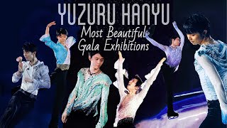 Yuzuru Hanyu  Most BEAUTIFUL Gala Exhibitions 20122020  HD 1080p 羽生結弦 [upl. by Highams]