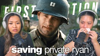 THE BEST WAR MOVIE OF ALL TIME HAD US SHOOK 🫡 😢 Saving Private Ryan  First Time Reaction amp Review [upl. by Ottilie]