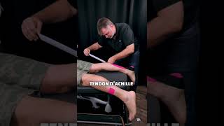 TAPING Tendinopathie d’Achille TUTO kinesiotape [upl. by Trainor]