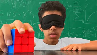 I Learned To Solve A Rubiks Cube BLINDFOLDED [upl. by Haeel]