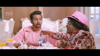 Bharjari Kannada Movie Back To Back Comedy Scenes  Dhruva Sarja Sadhu Kokila Rachita Ram [upl. by Sublett]