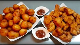 Recette de nuggets et pommes dauphines وصفه بطاطس الدوفين الفرنسيه [upl. by Karolina]