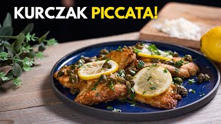 Genialny KURCZAK PICCATA w sosie cytrynowym 🍋 Domowy obiad  Pascal Brodnicki [upl. by Yrffoeg]