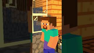 Alex Got Poisioned 🤯😨 Herobrine Life Minecraft Animation shorts [upl. by Mikes]