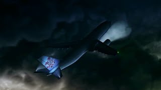 China Airlines Flight 676  Crash Animation [upl. by Otanod]