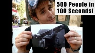 500 People in 100 Seconds [upl. by Nodgnal]