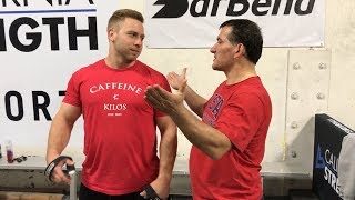 Inside Cal Strength Episode 5 Pyrros Dimas visits Cal Strength [upl. by Karlow]