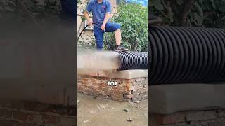 Fun hydro jetting a great way to clean your pipes shorts [upl. by Forest]