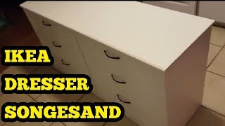 IKEA SONGESAND 6 DRAWER DRESSER REVIEW [upl. by Esli]