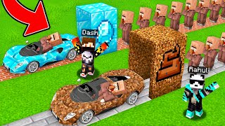 POOR vs RICH Car Factory Battle in Minecraft [upl. by Jacki]