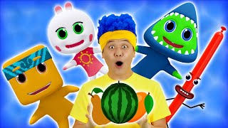 ClapClap for Every Syllable  Learning Fruits  D Billions Kids Songs [upl. by Ntisuj561]