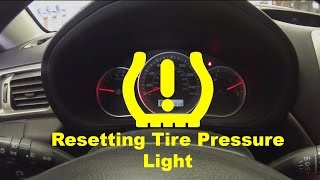 Resetting Low Tire Pressure Light [upl. by Enomas]